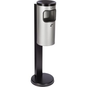 Produktbild für Aschenbecher TKG Rondo Kombi, 360046, silber, für Outdoor