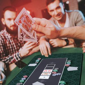 Produktbild für Pokermatte Relaxdays 10034234, 120 x 60 cm