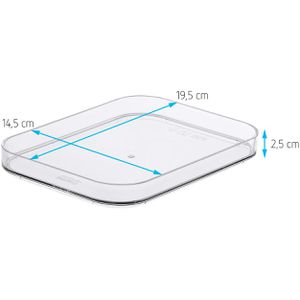 Produktbild für Deckel-Aufbewahrungsbox Smartstore Compact S, transparent