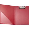 Klemmbrettmappe Falken 11288388, A4 Kunststoffbezug, mit Stiftehalter, rot