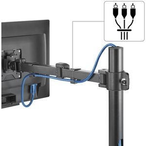 Produktbild für Monitorhalterung Hama 118493, VESA 75x75 &amp; 100x100 mm