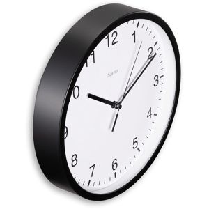 Produktbild für Wanduhr Hama Elba, Kunststoff, analog, Quarzuhr