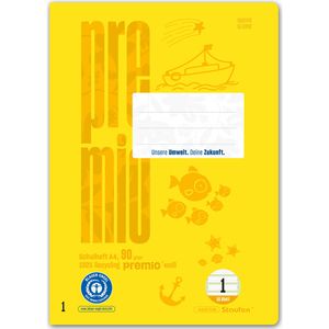 Produktbild für Schulheft Staufen Premio, 040782001, für 1. Klasse, A4