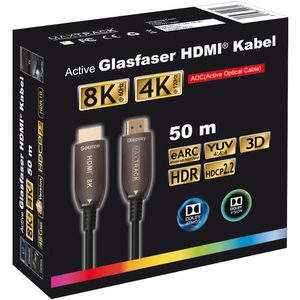Produktbild für HDMI-Kabel Maxtrack C507-50M HDMI 2.1, vergoldete Stecker