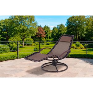 Produktbild für Sonnenliege Garden-Pleasure RHODOS, aus Stahl / Kunststoff
