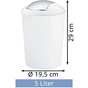 Produktbild für Mülleimer Kela Marta, 22301, weiß