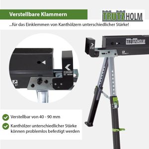 Produktbild für Arbeitsbock Trutzholm 28516901,Sägebock 2.0 DELUXE, bis 1300kg