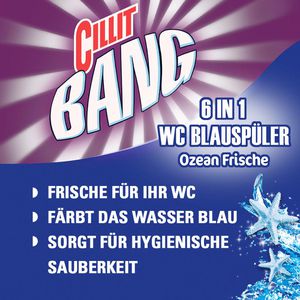 Produktbild für WC-Duftspüler Cillit-Bang 6 in 1, OzeanFrische