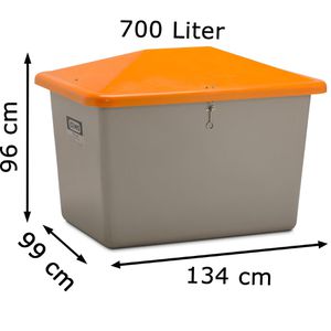 Produktbild für Streugutbehälter CEMO 10835, 700 Liter