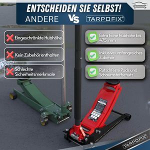 Produktbild für Rangierwagenheber Tarpofix WGH-30-RO, rot