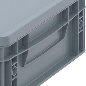 Produktbild für Eurobox AUER ED 43/12 HG, grau, 10 Liter