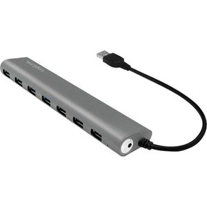 USB-Hub LogiLink UA0308, mit Metallgehäuse