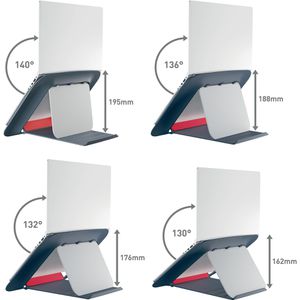 Produktbild für Laptop-Ständer Leitz Ergo Cosy, aus Kunststoff