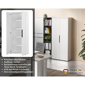 Produktbild für Aktenschrank Germania Mailand, 4371-84 aus Holz