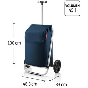 Produktbild für Einkaufstrolley Reisenthel Shopping Trolley dark blue klappbar