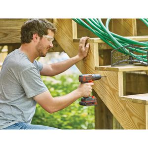 Produktbild für Akku-Bohrschrauber Black+Decker BDCDC18KB-QW