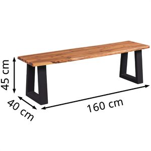 Produktbild für Sitzbank vidaXL 245688, bis 300 kg