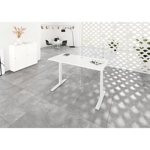 Produktbild für Schreibtisch Hammerbacher XMKA 19, weiß / weiß