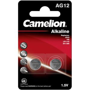 Camelion Plus Alkaline AG12 LR43 L 1142 186 Knopf Batterie 10er Blister 200 Stk 