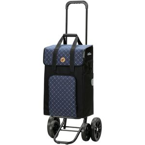 Produktbild für Einkaufstrolley Andersen Quattro Shopper Isak, blau, klappbar
