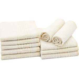 Waschlappen Zollner Tebe Set, gelb, 30 x 30 cm