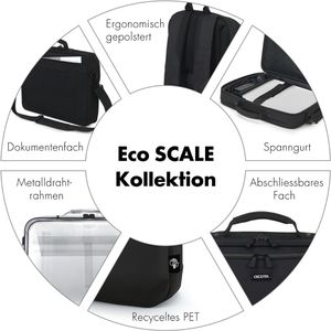 Produktbild für Laptop-Rucksack Dicota Eco Backpack Scale schwarz
