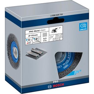 Produktbild für Drahtbürste Bosch Pro gewellt, Scheibenbürste