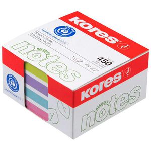 Produktbild für Haftnotizen Kores Recycled Pastel Notes, pastell