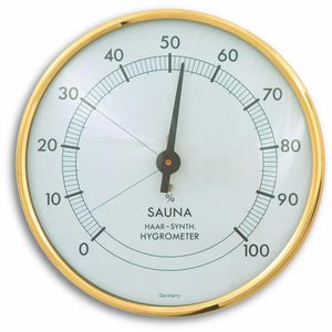 TFA Saunathermometer 40.1003 analog, Metall, Ø 102mm
