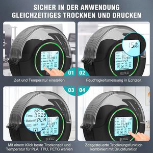 Produktbild für Filament-Trockner Sunlu FilaDryer S2, für 1 Rolle, 35-70 °C