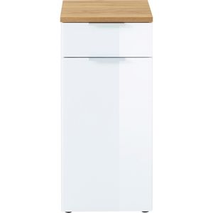 Produktbild für Badschrank Germania Pescara, 2751-513, mit 4 Füßen, weiß/eiche