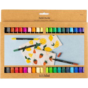 Textilmarker Creativ-Company Duo 334817 sortiert