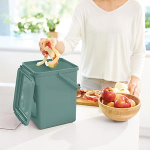 Produktbild für Mülleimer Rotho 1775505092 Komposteimer, grün