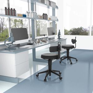 Produktbild für Drehhocker hJh-OFFICE TOP WORK FLEX PU, 925007