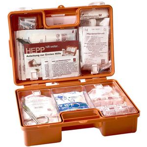 HM-Arbeitsmedizin Erste-Hilfe-Koffer Hygiene Set, Füllung nach DIN 13157,  inkl. Verbandbuch – Böttcher AG