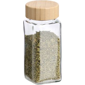 Produktbild für Gewürzgläser Zeller 19064, aus Glas, mit Bambusdeckel