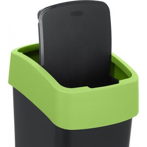Produktbild für Mülleimer Curver Flip Bin 45L, grün