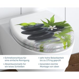 Produktbild für WC-Sitz Schütte Jasmin 82367, oval, aus Duroplast