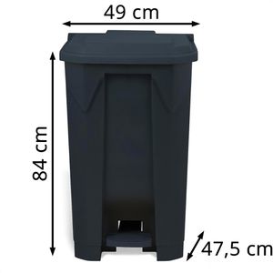 Produktbild für Mülltonne Floordirekt Olaf, 100 Liter
