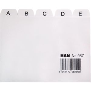 Karteikartenregister Han 987, A7 quer
