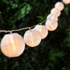 Produktbild für Lichterkette lights4fun Lampion, 20LED innen+außen