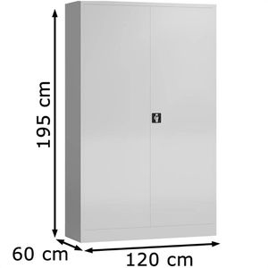 Produktbild für Aktenschrank ClassiX X-530387, aus Metall