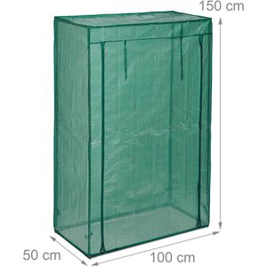 Produktbild für Gewächshaus Relaxdays 10018888, 0,5 m² Fläche