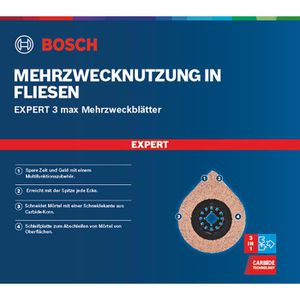 Produktbild für Multifunktionswerkzeug-Zubehör Bosch Expert 3 max AVZ 70 RT4