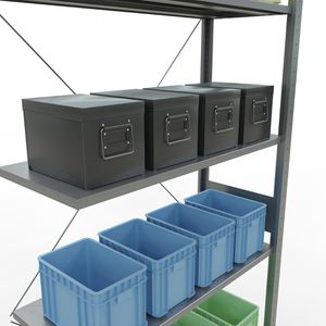 Produktbild für Anbauregal Schulte 12747, 7 Metallböden