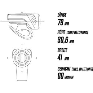 Produktbild für Fahrradlicht Sigma Aura 35 USB, 17350