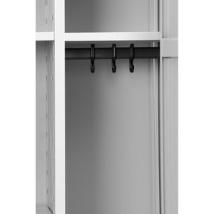 Produktbild für Mehrzweckschrank G-Office CLC/FD.1860, abschließbar, lichtgrau