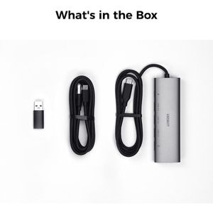 Produktbild für USB-Hub Obsbot 3-in1 Hub, anthrazit