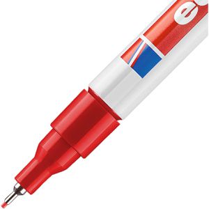 Produktbild für Lackmarker Edding 780, wasserfest &amp; permanent, rot