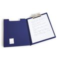 Klemmbrettmappe Durable 235707, A4 Kunststoffbezug, blau